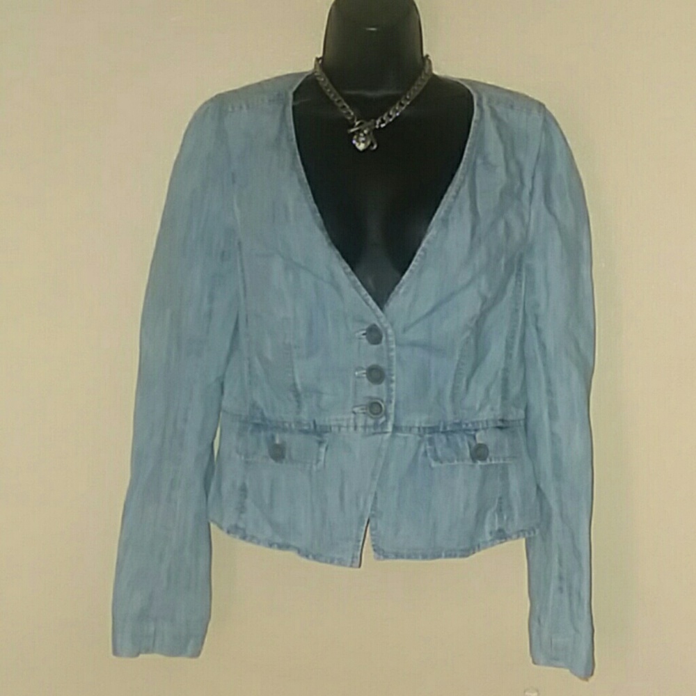 Juicy couture denim blazer